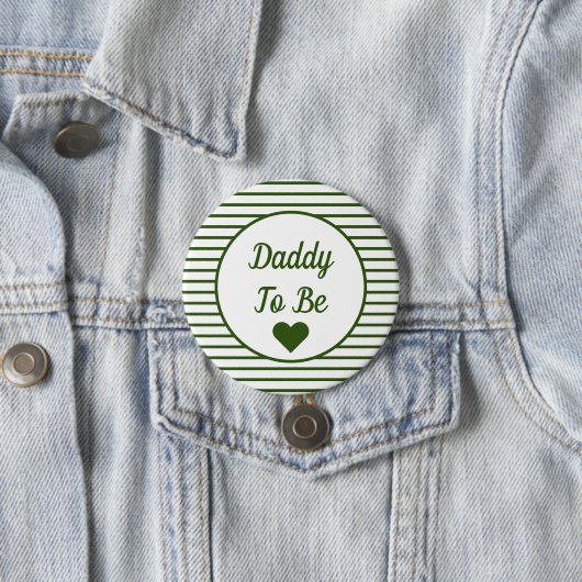 Daddy to be Baby Shower Button (Beispiel)