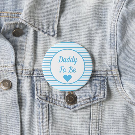 Daddy to be Baby Shower Button (Beispiel)