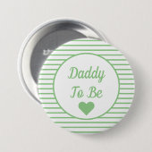 Daddy to be Baby Shower Button (Vorne & Hinten)