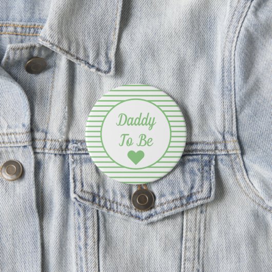 Daddy to be Baby Shower Button (Beispiel)