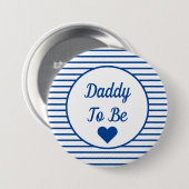 Daddy to be Baby Shower Button (Vorne & Hinten)