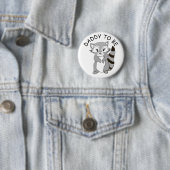 Daddy to be, Baby Shower Button Little Raccoon (Beispiel)