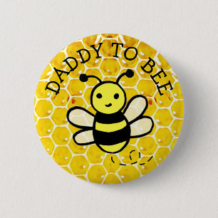 Daddy to Be Boy's Baby Shower Button