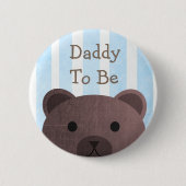 Daddy to be Button Bear Woodlands Theme (Vorderseite)