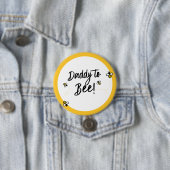 Daddy to Be Daddy to Bee Bee Theme | Baby Shower Button (Beispiel)