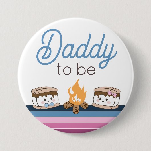 Daddy to be s'more Button (Vorderseite)