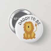 Daddy to be Zebra Baby Shooter Button (Vorne & Hinten)