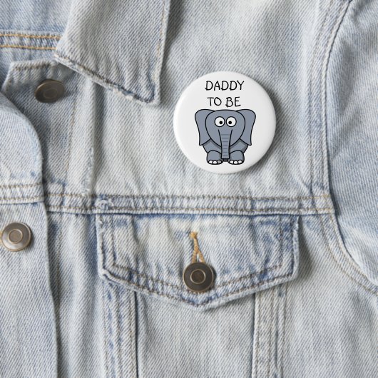 Daddy to be Zebra Baby Shooter Button (Beispiel)