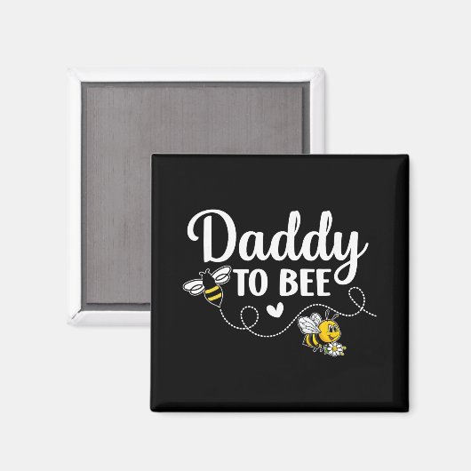 Daddy To Bee Gender Reveal Pregnancy Announcement Magnet (Vorderseite/Rückseite)