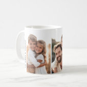 Daddy to kids benennt Foto Vthers Day Kaffeetasse (Vorderseite Links)