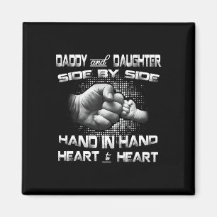 Daddy-Tochter-Faustschlag-Passendes Vater&#; s-Tag Magnet