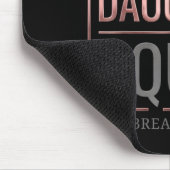 Daddy-Tochter-Truppe unzerbrechliche Bindung Vater Mousepad (Ecke)