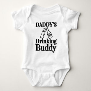 Daddy trinkt Buddy Baby Strampler