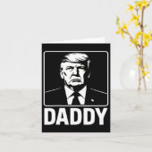 Daddy Trump 11 Karte (Gelbe Blume)