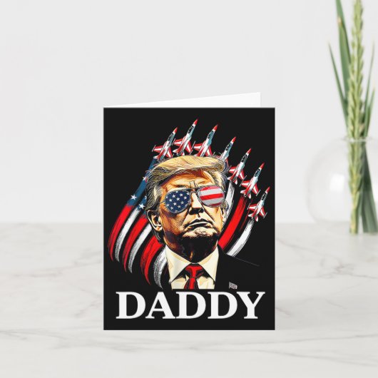 Daddy Trump Funny - Daddy Trump Karte (Vorderseite)