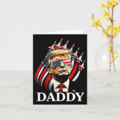 Daddy Trump Funny - Daddy Trump Karte (Gelbe Blume)