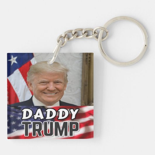 Daddy Trump Schlüsselanhänger (Rückseite)