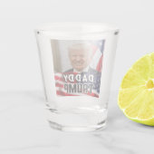 Daddy Trump Schnapsglas (Rückseite)