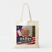 Daddy Trump Tragetasche (Rückseite)