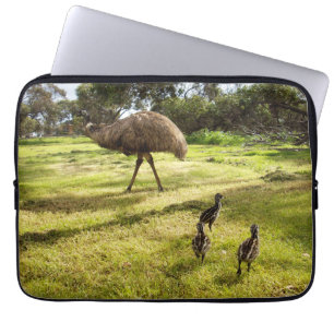Daddy und Baby Emus, Laptopschutzhülle