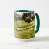 Daddy und Baby Emus, Tasse (VorderseiteRechts)