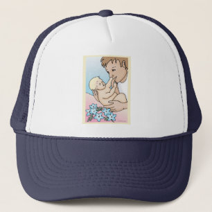Daddy und Baby Truckerkappe