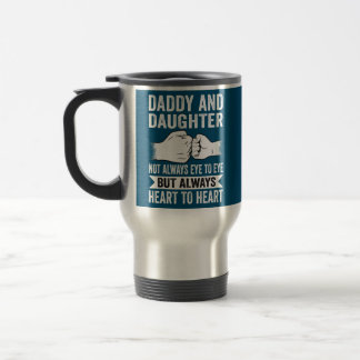 Daddy und Daughter Faustschlag Faustbombe Federn Reisebecher