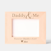 Daddy und ich Bilderrahmen Geätzte Rahmen (Vorderseite)