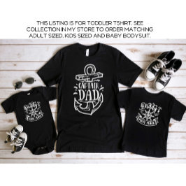 Daddy und ich Daddy sind die ersten Mate Kleinkind T-shirt