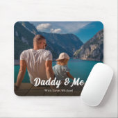 Daddy und ich Personalisiert Vater Geschenk Mousepad (Mit Mouse)