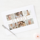 "Daddy" Väter Day Collage Kids Fotos Aufkleber (Umschlag)