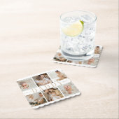 "Daddy" Väter Day Custom Fotos Paper Untersetzer (Vor Ort)