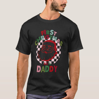 Daddy Vater Erster Weihnachtsmann 1. Weihnachtsfei T-Shirt