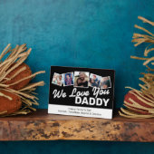 Daddy Vatertag Foto Collage Fotoplatte (Seite)