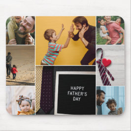 Daddy Vatertag Foto Collage Mouse Pad Mousepad