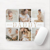 "Daddy" Vatertag Kinder Foto Collage Mouse Pad Mousepad (Mit Mouse)