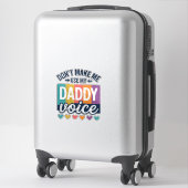 Daddy Voice Vintage Pride Shirt Design_1 Aufkleber (Koffer)