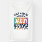 Daddy Voice Vintage Pride Shirt Design_1 Banner (Vertikal)