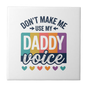 Daddy Voice Vintage Pride Shirt Design_1 Fliese