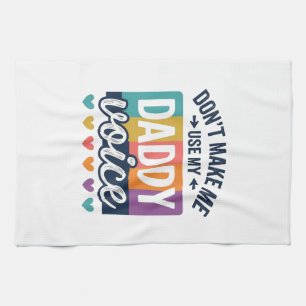 Daddy Voice Vintage Pride Shirt Design_1 Geschirrtuch
