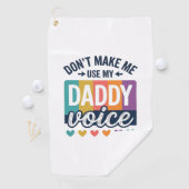 Daddy Voice Vintage Pride Shirt Design_1 Golfhandtuch (Insitu)