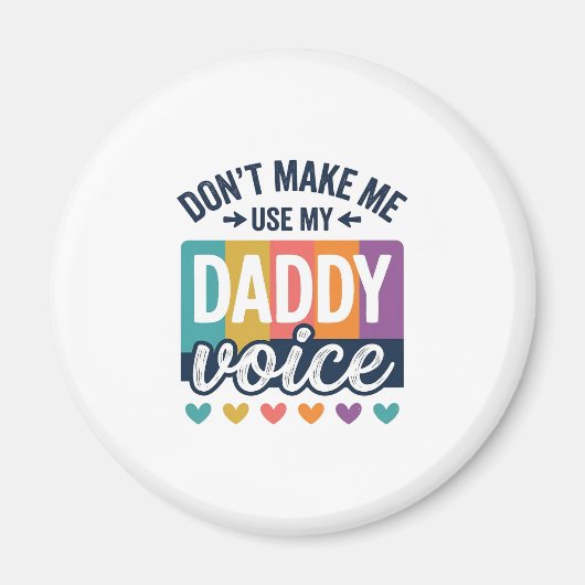 Daddy Voice Vintage Pride Shirt Design_1 Magnet (Vorne)