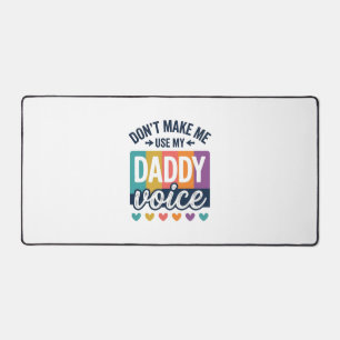 Daddy Voice Vintage Pride Shirt Design_1 Schreibtischunterlage
