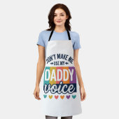 Daddy Voice Vintage Pride Shirt Design_1 Schürze (Getragen)