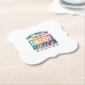 Daddy Voice Vintage Pride Shirt Design_1 Untersetzer (angewinkelt)