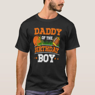 Daddy von der Geburtstagsmusik des Fußball-Fußball T-Shirt