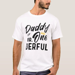 Daddy von Mr. 1St Birthday eintreffliche eintreffl T-Shirt