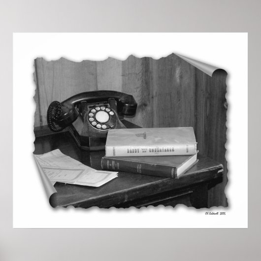 "Daddy war Unterhändler" Poster (Vorne)