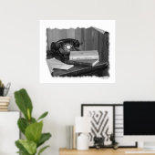 "Daddy war Unterhändler" Poster (Heimbüro)