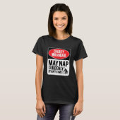 Daddy Warning May Nap Suddenly At Any Time, Sarcas T-Shirt (Vorne ganz)